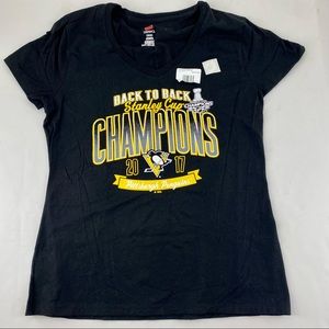 Women’s Pittsburgh Penguins Stanley Cup Champs Tee